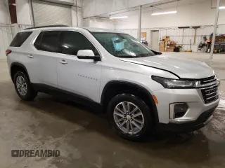 2022 Chevrolet Traverse LT Cloth with VIN 1GNEVGKW9NJ125282, listed as a Copart auction lot 50451655 with 97,290 mi miles and Salvage title. Bid and sale history available at DreamBid. Image 4.