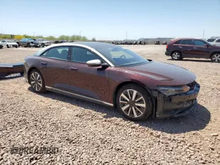 2022 Lucid Air Grand Touring with VIN 50EA1GBA3NA003973, listed as a Copart auction lot 52396715 with 58,351 mi miles and Salvage Title. Bid and sale history available at carsss.com. Image 4.