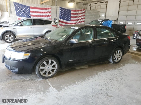 2006 Lincoln Zephyr with VIN 3LNHM26176R637622, listed as a Copart auction lot 70240224 with 169,457 mi miles and Salvage Title. Bid and sale history available at carsss.com. Image 1.