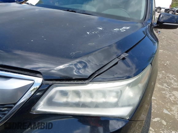 2016 Acura MDX with VIN 5FRYD3H2XGB014559, listed as a IAAI auction lot 41996171 with 154,860 mi miles. Bid and sale history available at carsss.com. Image 18.