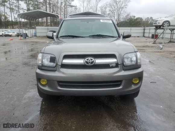2006 Toyota Sequoia SR5 with VIN 5TDBT44A36S261915, listed as a Copart auction lot 46056895 with 0 mi miles and Salvage Title. Bid and sale history available at carsss.com. Image 5.