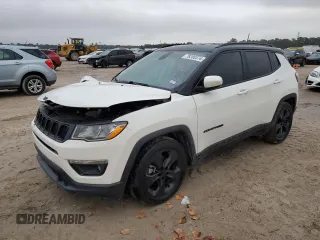2021 Jeep Compass Altitude with VIN 3C4NJCBB7MT560884, listed as a Copart auction lot 78280374 with 81,083 mi miles and Salvage title. Bid and sale history available at DreamBid. Image 1.