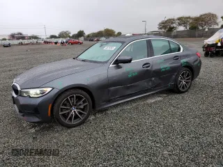2021 BMW 3 Series 330i xDrive with VIN 3MW5R7J04M8B87092, listed as a Copart auction lot 44619365 with 87,748 mi miles and Salvage title. Bid and sale history available at DreamBid. Image 1.