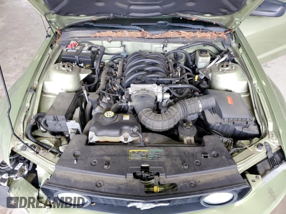 2005 Ford Mustang GT Deluxe z VIN 1ZVFT82H955226208, wystawiony jako Copart lot #57264705 z przebiegiem 36 462 mil mil oraz Szkoda całkowita • Salvage title. Historia ofert i sprzedaży dostępna na DreamBid. Obrazek 11.