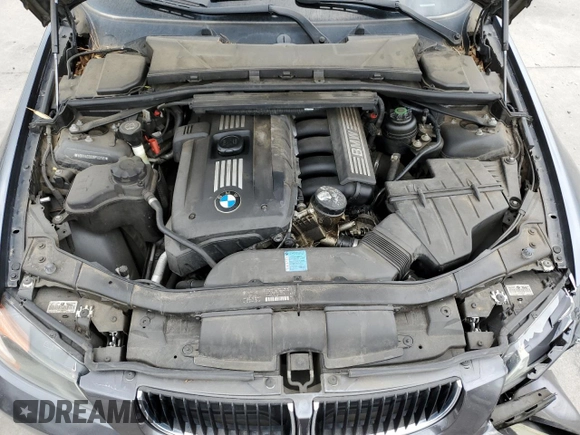 2008 BMW 3 Series 328i with VIN WBAVA33508P142196, listed as a Copart auction lot 57617965 with 129,798 mi miles and Salvage title. Bid and sale history available at DreamBid. Image 11.