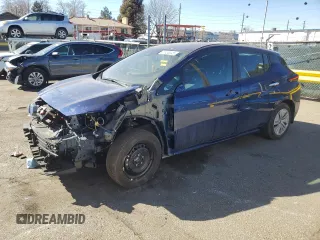 2025 Nissan LEAF S with VIN 1N4AZ1BV1SC565440, listed as a Copart auction lot 47496545 with 1,097 mi miles and Salvage Title. Bid and sale history available at carsss.com. Image 1.