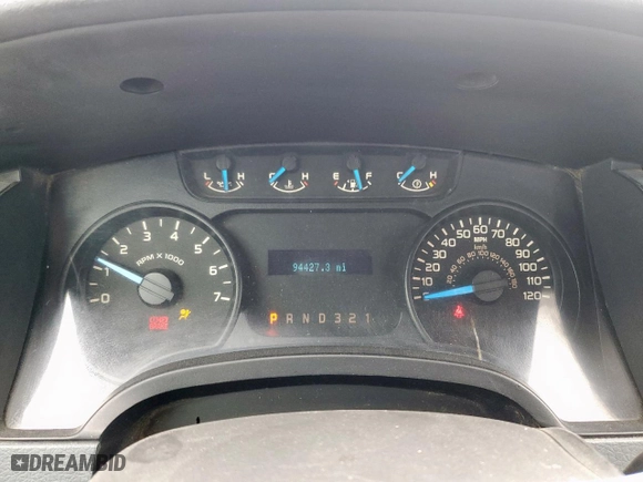 2014 Ford F-150 XL with VIN 1FTMF1CM9EKF18723, listed as a Copart auction lot 45861485 with 94,427 mi miles and Clean Title. Bid and sale history available at carsss.com. Image 9.
