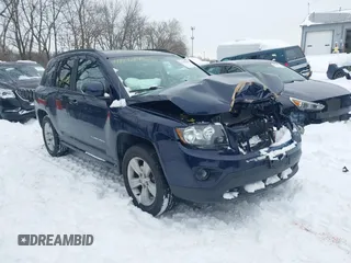 2017 Jeep Compass High Altitude with VIN 1C4NJDEB0HD106845, listed as a IAAI auction lot 41261759 with 76,630 mi miles. Bid and sale history available at carsss.com. Image 1.