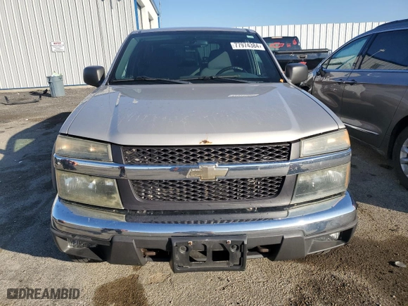 2005 Chevrolet Colorado LT w/1LT with VIN 1GCDT146058278791, listed as a Copart auction lot 77974384 with 156,311 mi miles and Clean Title. Bid and sale history available at carsss.com. Image 5.