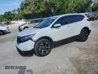 2017 Honda CR-V EX-L with VIN 2HKRW2H83HH689168, listed as a Copart auction lot 52161155 with 45,870 mi miles and Salvage Title. Bid and sale history available at carsss.com. Image 1.