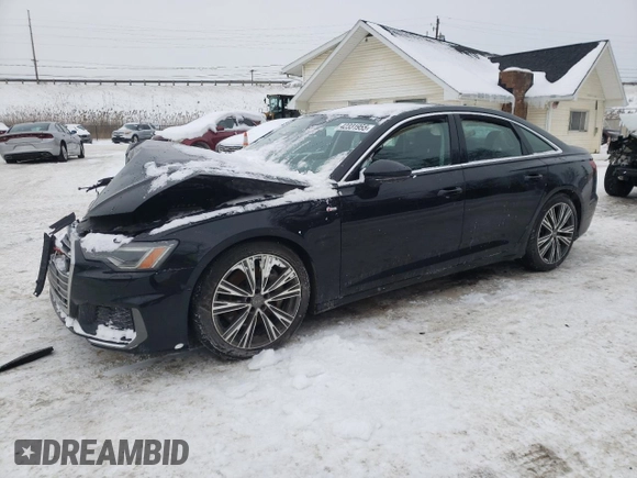 2019 Audi A6 Premium Plus with VIN WAUL2AF26KN090960, listed as a Copart auction lot 42331955 with 0 mi miles and Salvage Title. Bid and sale history available at carsss.com. Image 1.