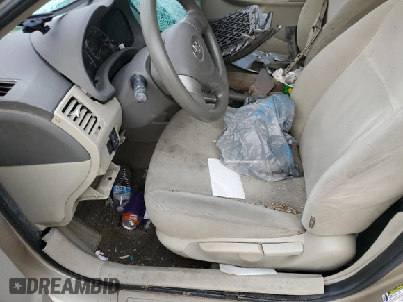 2010 Toyota Corolla with VIN 1NXBU4EE0AZ327755, listed as a Copart auction lot 44356825 with 0 mi miles and Salvage Title. Bid and sale history available at carsss.com. Image 7.