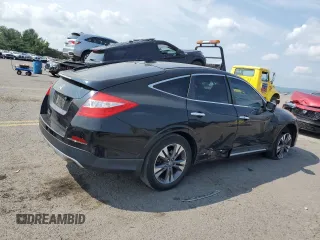2015 Honda Crosstour EX-L with VIN 5J6TF1H59FL001540, listed as a Copart auction lot 65909594 with 92,208 mi miles and Salvage Title. Bid and sale history available at carsss.com. Image 3.