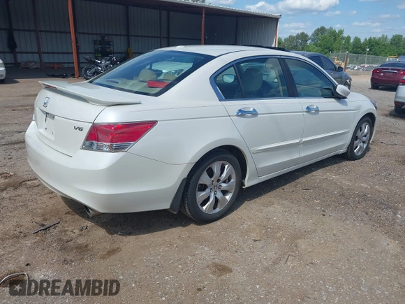 2010 Honda Accord EX-L with VIN 1HGCP3F89AA006139, listed as a IAAI auction lot 42142319 with 191,799 mi miles and . Bid and sale history available at DreamBid. Image 4.