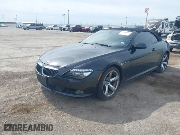 2008 BMW 6 Series 650i with VIN WBAEB53558CX58072, listed as a IAAI auction lot 41686130 with 93,722 mi miles. Bid and sale history available at carsss.com. Image 17.