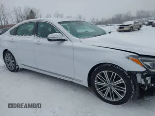 2018 Genesis G80 3.8L with VIN KMHGN4JE7JU253100, listed as a IAAI auction lot 41322591 with 76,266 mi miles. Bid and sale history available at carsss.com. Image 13.