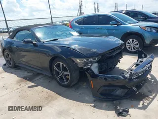 2024 Ford Mustang EcoBoost z VIN 1FAGP8UHXR5134156, wystawiony jako IAAI lot #42613511 z przebiegiem 35 833 mil mil oraz . Historia ofert i sprzedaży dostępna na DreamBid. Obrazek 1.