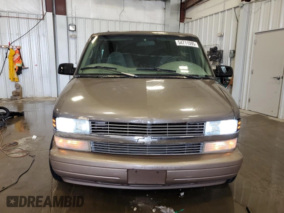 2000 Chevrolet Astro with VIN 1GNEL19W1YB207689, listed as a Copart auction lot 54711595 with 253,766 mi miles and Non Repairable. Bid and sale history available at carsss.com. Image 5.