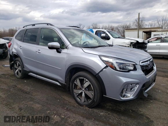 2021 Subaru Forester Touring with VIN JF2SKAXC7MH457101, listed as a Copart auction lot 50630545 with 19,762 mi miles and Salvage Title. Bid and sale history available at carsss.com. Image 4.