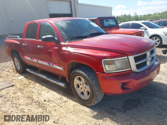 2009 Dodge Dakota SXT with VIN 1D7HE38K49S778966, listed as a IAAI auction lot 42034664 with 169,756 mi miles and . Bid and sale history available at carsss.com. Image 1.