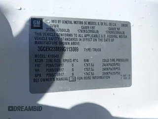 2009 Chevrolet Silverado 1500 LT with VIN 3GCEK23M99G113089, listed as a IAAI auction lot 41628802 with 227,093 mi miles and . Bid and sale history available at DreamBid. Image 9.