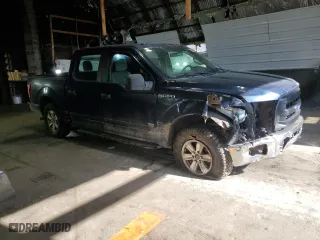 2016 Ford F-150 XLT with VIN 1FTEW1EP5GKF87634, listed as a Copart auction lot 48492505 with 214,518 mi miles and Salvage Title. Bid and sale history available at carsss.com. Image 4.