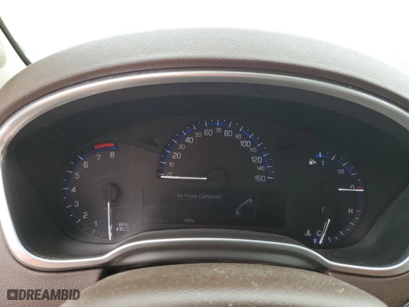 2015 Cadillac SRX Luxury Collection with VIN 3GYFNBE3XFS525489, listed as a Copart auction lot 52982535 with 81,739 mi miles and Salvage Title. Bid and sale history available at carsss.com. Image 9.