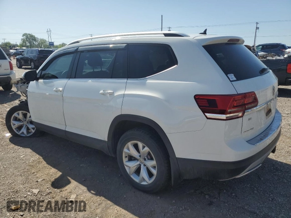 2018 Volkswagen Atlas SE z VIN 1V2KR2CA9JC580829, wystawiony jako Copart lot #53836245 z przebiegiem 93 194 mil mil oraz Szkoda całkowita • Salvage title. Historia ofert i sprzedaży dostępna na DreamBid. Obrazek 2.
