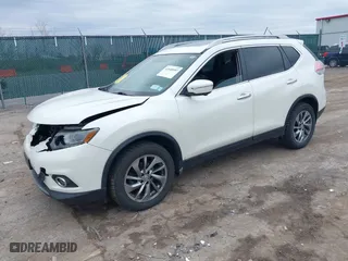 2015 Nissan Rogue SL with VIN 5N1AT2MV4FC911870, listed as a IAAI auction lot 41848997 with 117,289 mi miles. Bid and sale history available at carsss.com. Image 17.