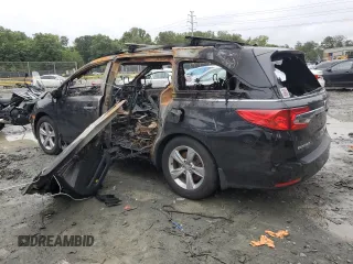 2019 Honda Odyssey EX-L with VIN 5FNRL6H70KB033362, listed as a Copart auction lot 73965474 with Not Provided miles and Salvage Title. Bid and sale history available at carsss.com. Image 2.