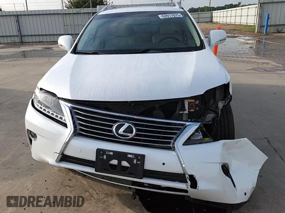 2013 Lexus RX 350 with VIN 2T2ZK1BA2DC102730, listed as a Copart auction lot 63911675 with 105,347 mi miles and Salvage title. Bid and sale history available at DreamBid. Image 14.