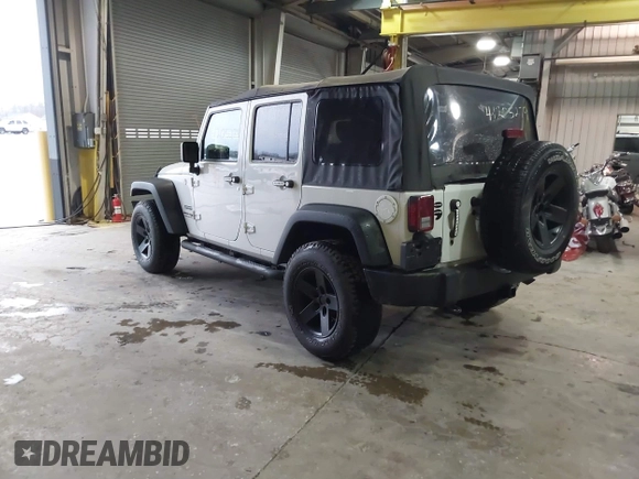 2018 Jeep Wrangler Unlimited Sport with VIN 1C4BJWDG8JL859885, listed as a IAAI auction lot 41205279 with 47,941 mi miles and . Bid and sale history available at DreamBid. Image 3.