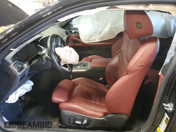 2023 BMW 4 Series M440i xDrive with VIN WBA13AR04PCL81619, listed as a Copart auction lot 70649904 with Not Provided miles and Salvage Title. Bid and sale history available at DreamBid. Image 7.