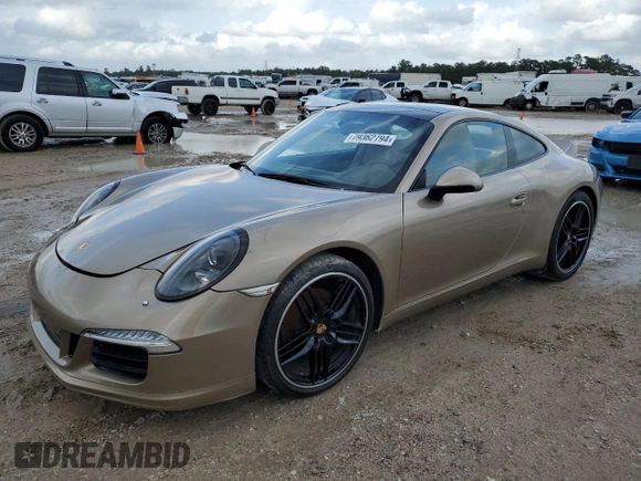 2014 Porsche 911 Carrera with VIN WP0AA2A90ES107197, listed as a Copart auction lot 79362794 with 0 mi miles and Salvage Title. Bid and sale history available at carsss.com. Image 1.