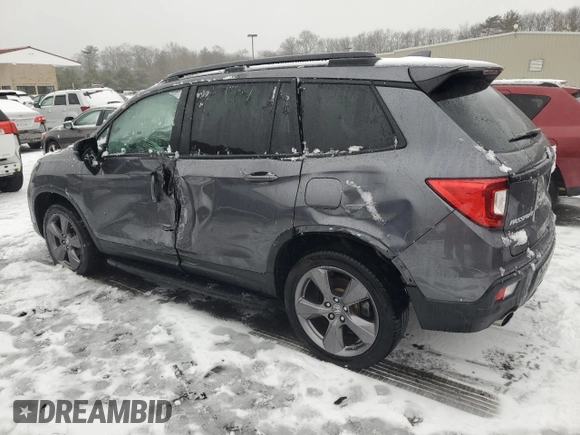 2020 Honda Passport Touring z VIN 5FNYF8H98LB008016, wystawiony jako Copart lot #43812915 z przebiegiem 83 167 mil mil oraz Szkoda całkowita • Salvage title. Historia ofert i sprzedaży dostępna na DreamBid. Obrazek 2.