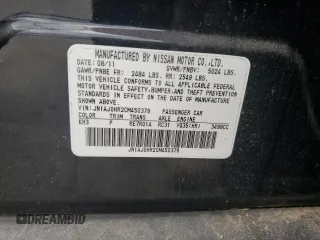 2012 Infiniti EX Journey with VIN JN1AJ0HR2CM450379, listed as a Copart auction lot 63752284 with Not Provided miles and Salvage Title. Bid and sale history available at carsss.com. Image 13.