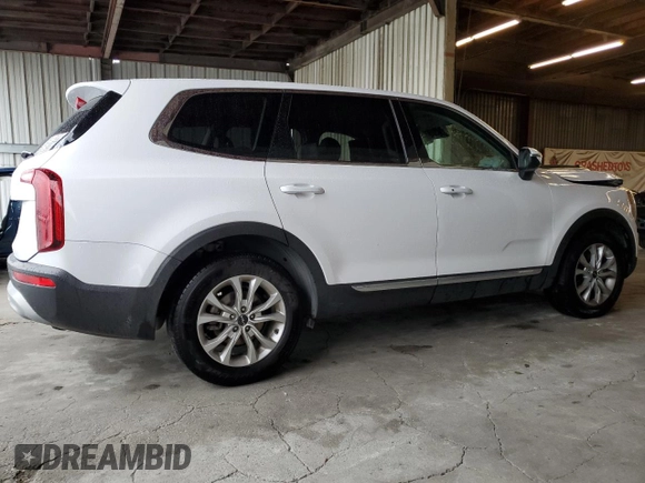 2022 Kia Telluride LX with VIN 5XYP24HC7NG217285, listed as a Copart auction lot 47685465 with 39,825 mi miles and Salvage title. Bid and sale history available at DreamBid. Image 3.