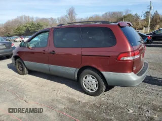 2002 Toyota Sienna LE with VIN 4T3ZF13C62U503242, listed as a Copart auction lot 81614164 with 126,234 mi miles and Salvage Title. Bid and sale history available at carsss.com. Image 2.