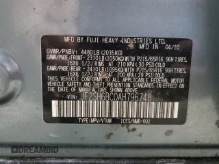 2010 Subaru Forester X с VIN JF2SH6BC0AH796748, выставлен на аукционе Copart как лот 51918565 с пробегом 102 339 миль миль и Чистый • Clean title. История ставок и продаж доступна на DreamBid. Изображение 13.