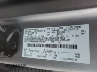 2020 Ford F-150 XL with VIN 1FTEW1E49LKE72101, listed as a Copart auction lot 55880205 with 32,496 mi miles and Salvage title. Bid and sale history available at DreamBid. Image 12.