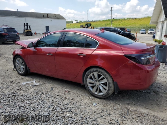 2014 Buick Regal Premium I with VIN 2G4GN5EX8E9321621, listed as a Copart auction lot 63811795 with 106,439 mi miles and Salvage title. Bid and sale history available at DreamBid. Image 2.