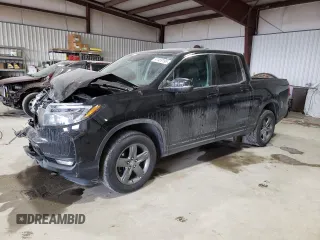 2022 Honda Ridgeline RTL z VIN 5FPYK3F54NB004098, wystawiony jako Copart lot #47459195 z przebiegiem 97 068 mil mil oraz Szkody całkowita. Historia ofert i sprzedaży dostępna na DreamBid. Obrazek 1.