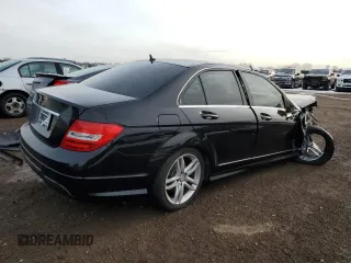 2014 Mercedes-Benz C 250 Sport with VIN WDDGF4HB0EG243970, listed as a Copart auction lot 46262115 with 103,734 mi miles and Salvage title. Bid and sale history available at DreamBid. Image 3.