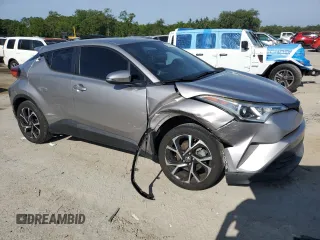 2018 Toyota C-HR XLE z VIN NMTKHMBX7JR052600, wystawiony jako Copart lot #58599785 z przebiegiem 71 144 mil mil oraz Szkoda całkowita • Salvage title. Historia ofert i sprzedaży dostępna na DreamBid. Obrazek 4.