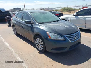 2014 Nissan Sentra SV with VIN 3N1AB7AP5EL678453, listed as a IAAI auction lot 42562818 with 152,563 mi miles and . Bid and sale history available at DreamBid. Image 1.