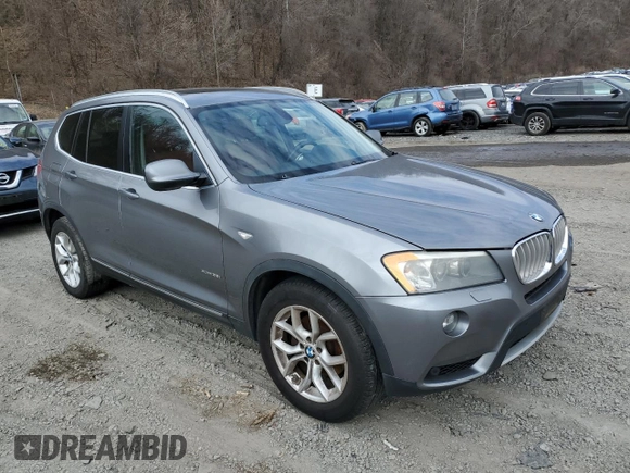 2011 BMW X3 35i with VIN 5UXWX7C5XBL730455, listed as a Copart auction lot 51131085 with 218,889 mi miles and Clean Title. Bid and sale history available at DreamBid. Image 4.
