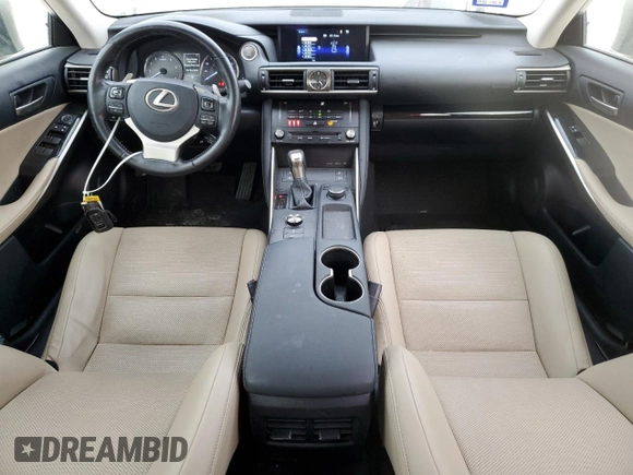 2017 Lexus IS with VIN JTHCM1D29H5020425, listed as a Copart auction lot 51510025 with 49,962 mi miles and Salvage Title. Bid and sale history available at carsss.com. Image 8.