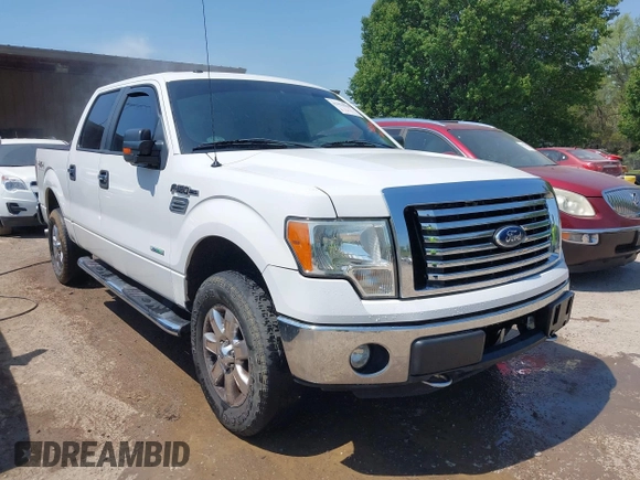 2012 Ford F-150 XL with VIN 1FTFW1ET9CFA18094, listed as a IAAI auction lot 42054840 with 164,972 mi miles. Bid and sale history available at carsss.com. Image 1.