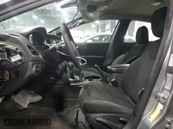 2015 Dodge Dart SXT with VIN 1C3CDFBB2FD281615, listed as a Copart auction lot 55477545 with 154,873 mi miles and Salvage Title. Bid and sale history available at DreamBid. Image 7.