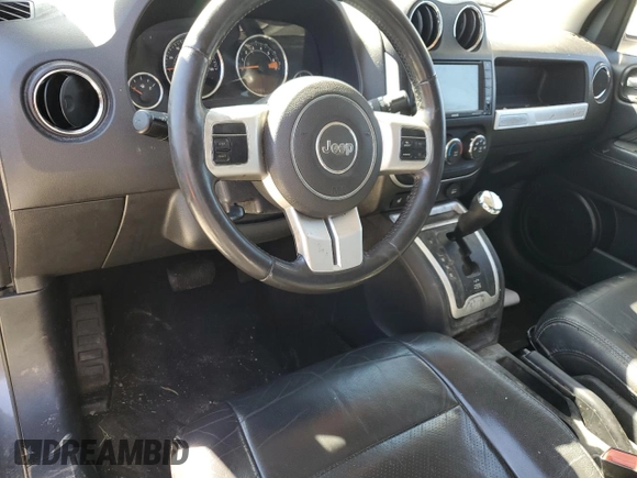 2015 Jeep Compass High Altitude Edition with VIN 1C4NJCEA2FD297487, listed as a Copart auction lot 46445255 with 124,986 mi miles and Clean Title. Bid and sale history available at carsss.com. Image 8.